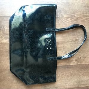 Kate spade black heart tote purse